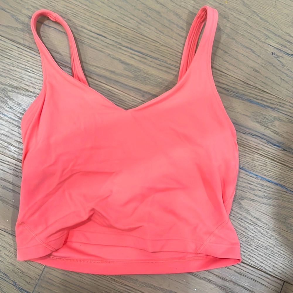 LULULEMON RASBERRY CREAM ALIGN TANK SIZE 2